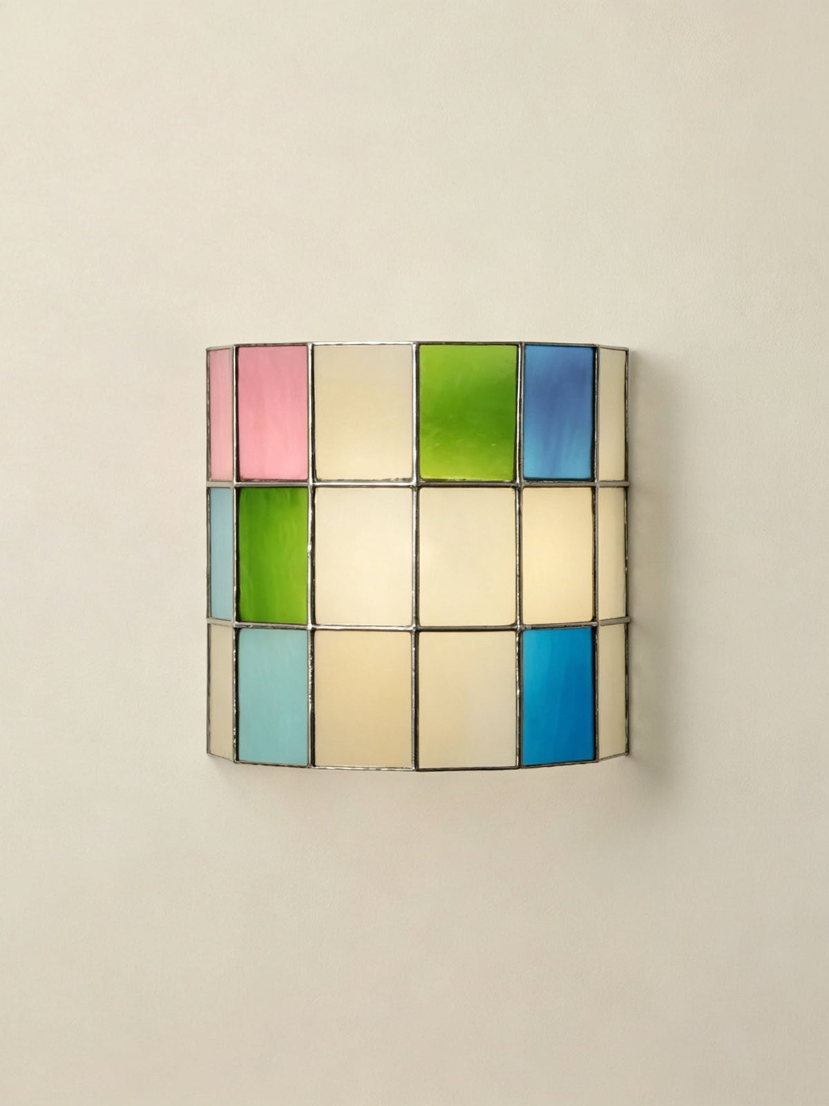 Spectra Faceted Glass Wall Sconce