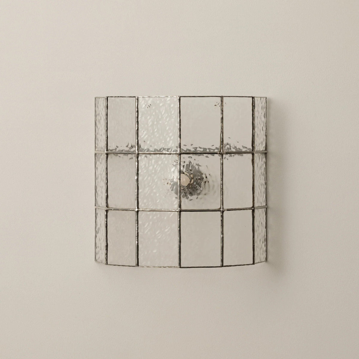 Spectra Faceted Glass Wall Sconce