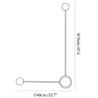 Sphere Stem Led Wall Sconce
