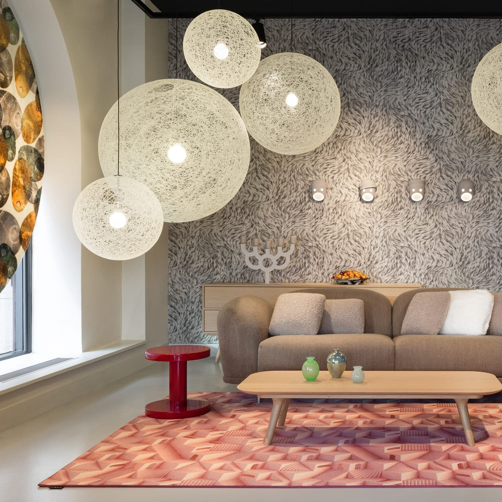 Spherical Woven Pendant Light
