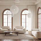 Spherical Woven Pendant Light