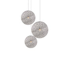 Spherical Woven Pendant Light