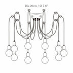 Spider Ceiling Chandelier