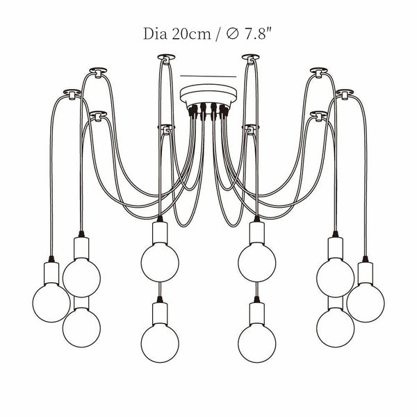 Spider Ceiling Chandelier