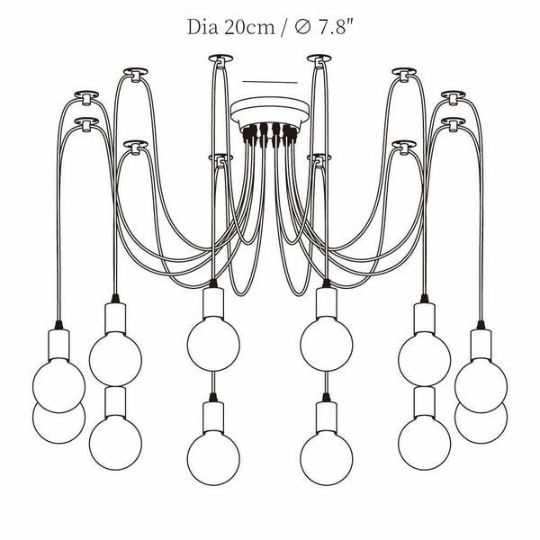 Spider Ceiling Chandelier