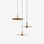 Spindle Disc Pendant Lamp