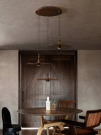 Spindle Disc Pendant Lamp