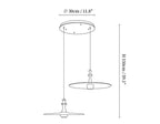 Spindle Disc Pendant Lamp