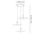 Spindle Disc Pendant Lamp
