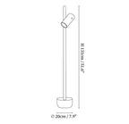 Spotlight Wood Floor Lamp
