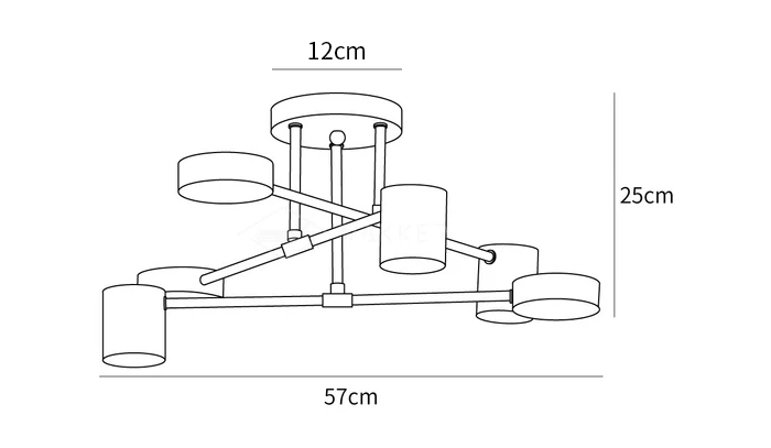 Sputnik Ceiling Light
