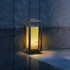 Modern Square Cage Garden Light
