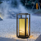 Modern Square Cage Garden Light