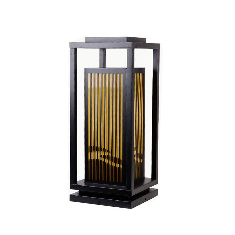 Modern Square Cage Garden Light