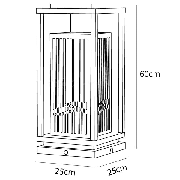 Square Cage Outdoor Light