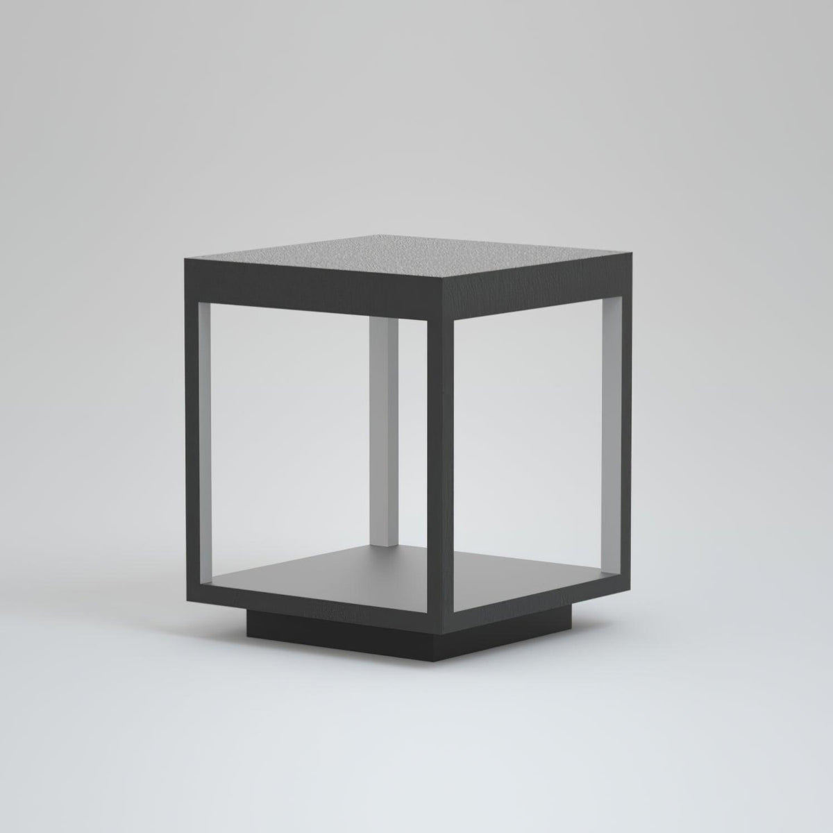Square Frame Fence Post Garden Light