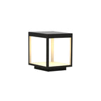 Square Frame Fence Post Garden Light