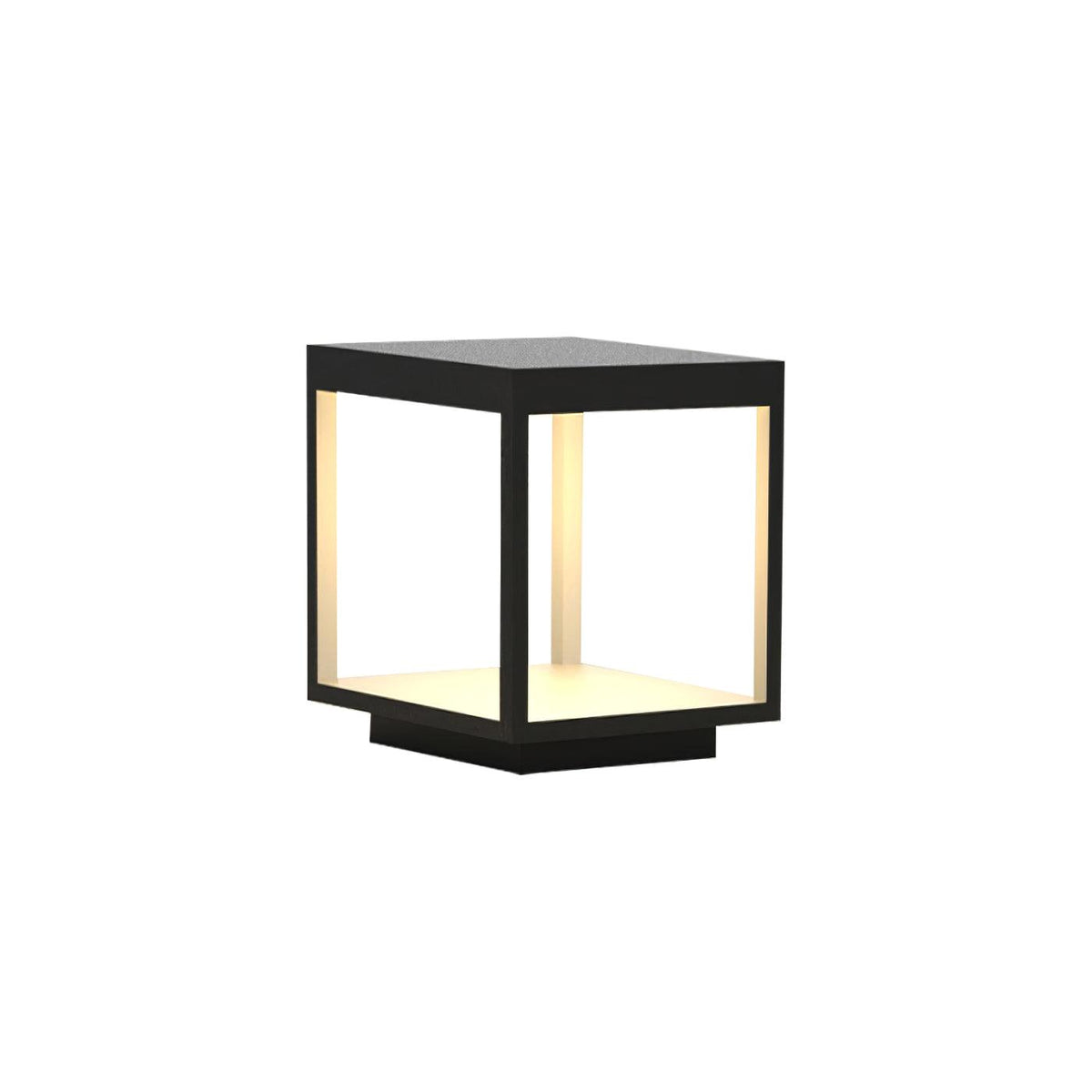 Square Frame Fence Post Garden Light