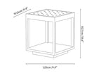 Square Frame Solar Outdoor Light