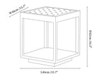 Square Frame Solar Outdoor Light