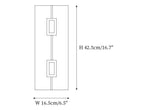 Square Alabaster Wall Lamp