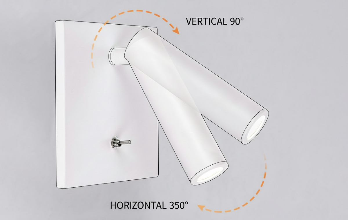 Square Switched Sconce