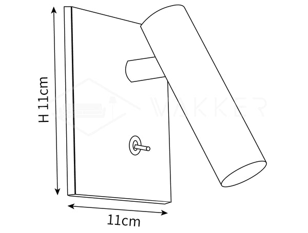 Square Switched Sconce
