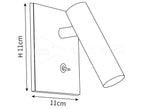 Square Switched Sconce