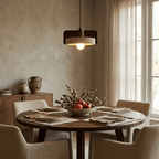 Squircle Travertine Pendant Lamp
