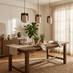 Squircle Travertine Pendant Lamp