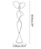 Stacked Sculptural Floor Lamp