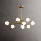 Staggered Glass Globes Chandelier