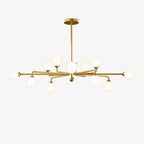 Staggered Glass Globes Chandelier