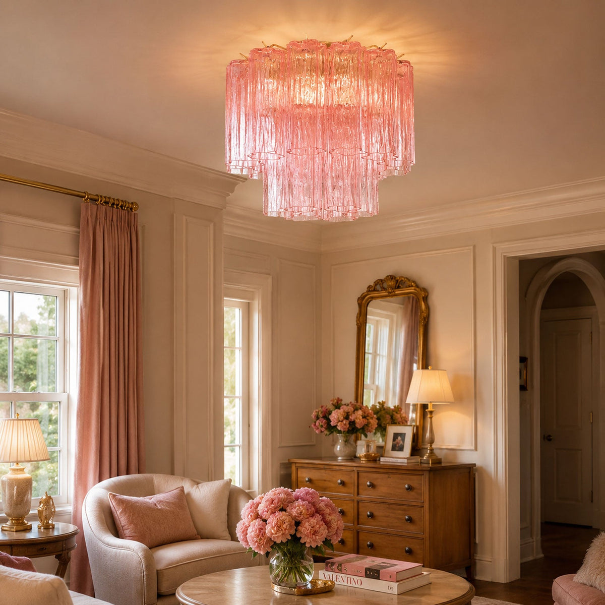 Glass Tubes Ceiling Lamp