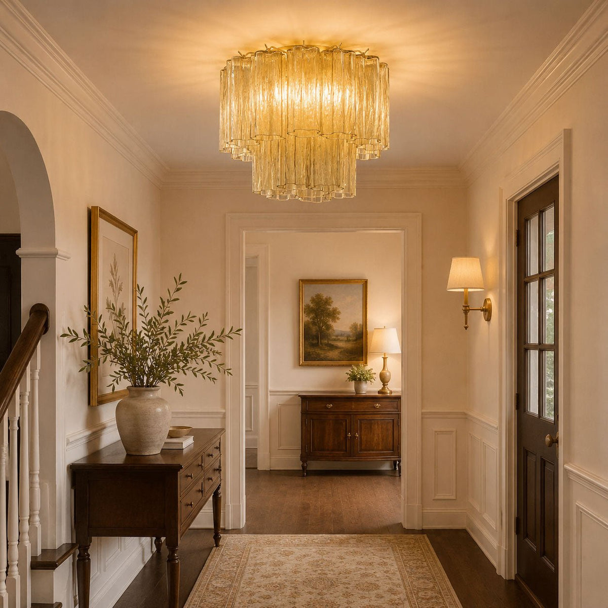 Glass Tubes Ceiling Lamp