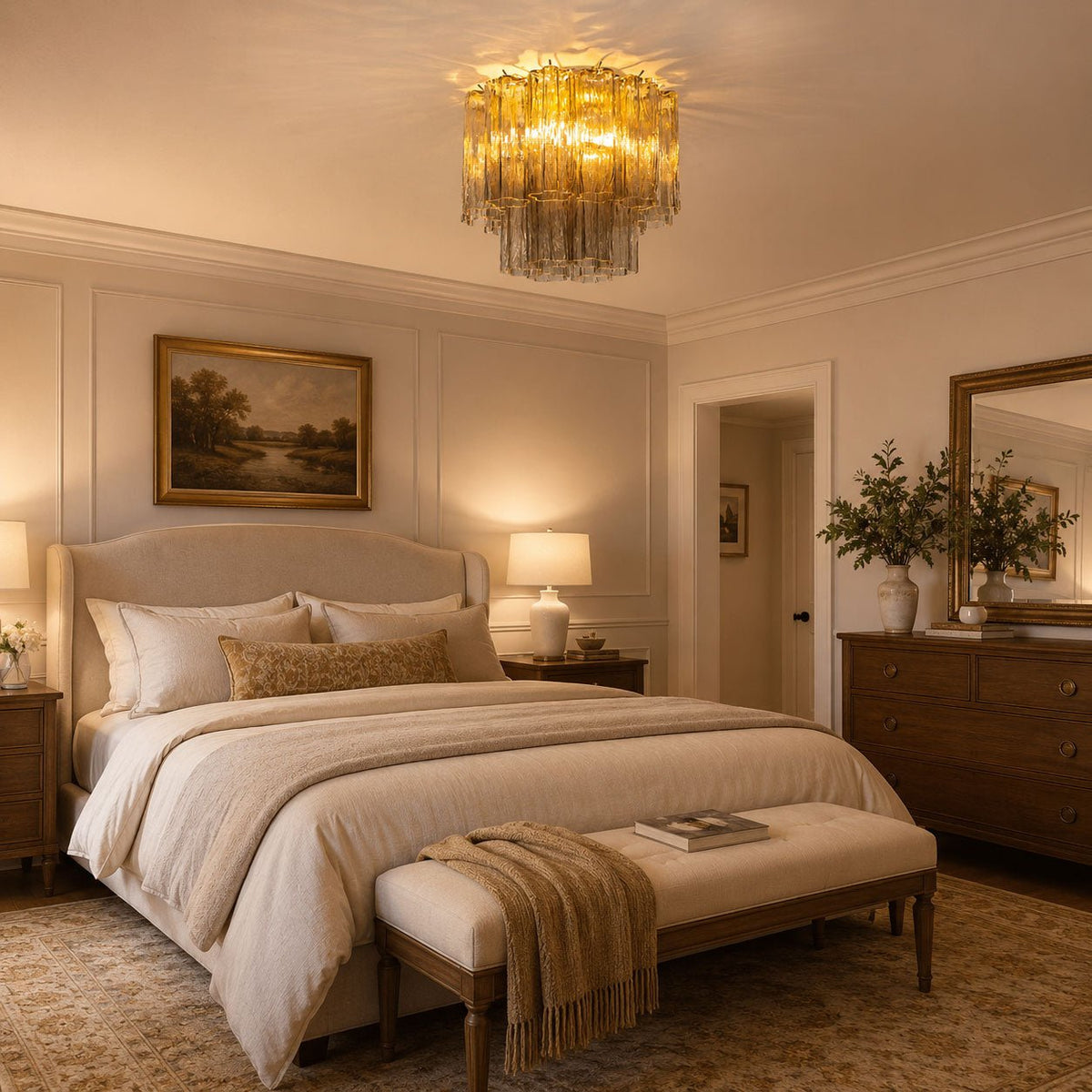 Glass Tubes Ceiling Lamp