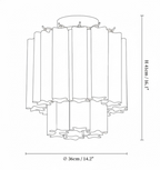 Murano Tubes Ceiling Lamp