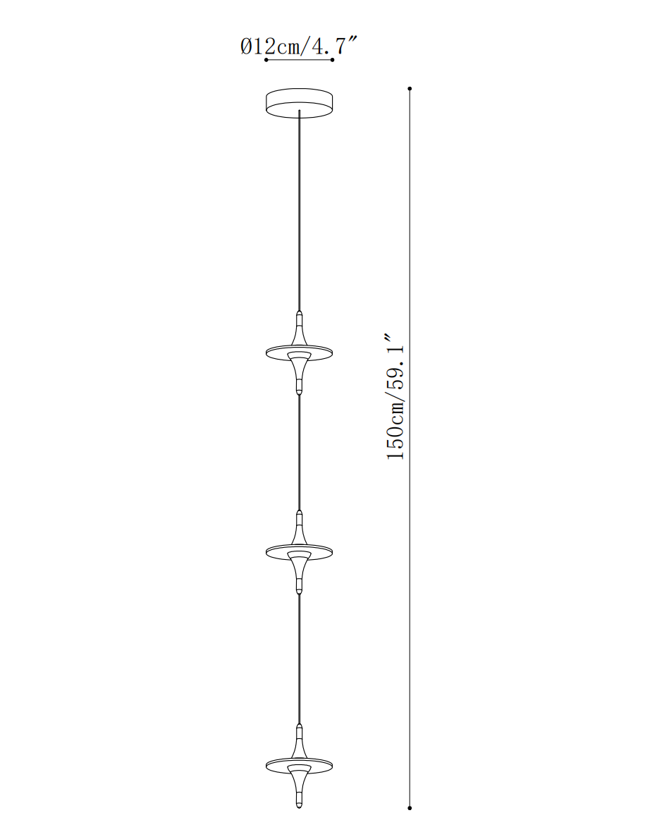 Starfall Staircase Chandelier
