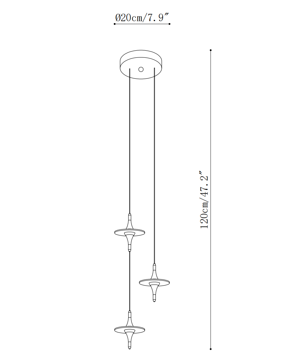 Starfall Staircase Chandelier