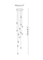 Starfall Staircase Chandelier