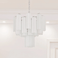 Frosted Glass Tubes Chandelier