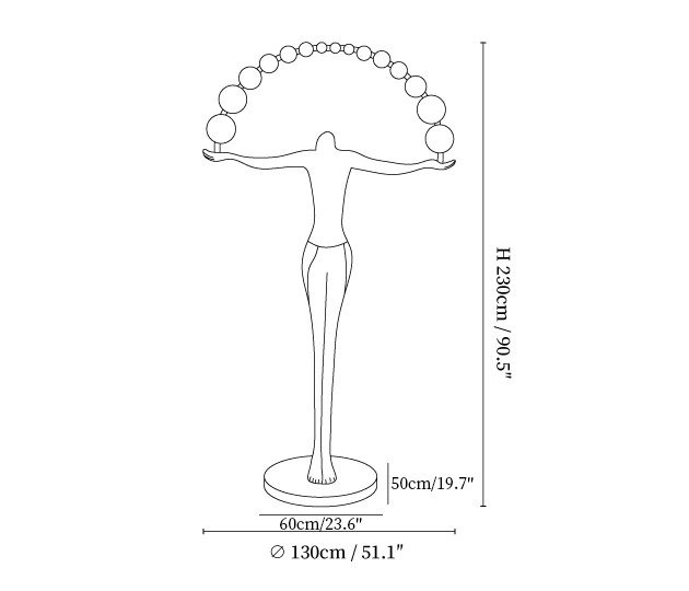 Statue of Liberty Floor Lamp