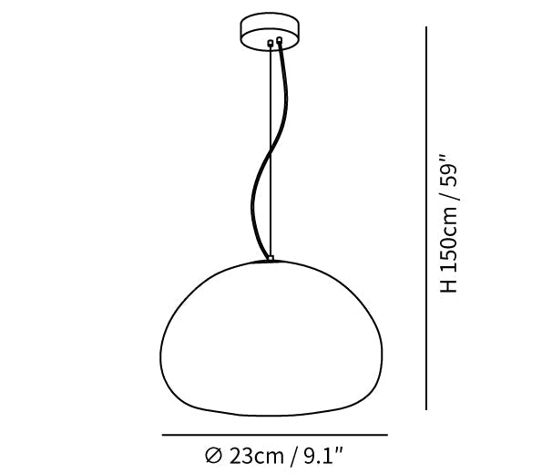 Steamed Bun Pendant Light