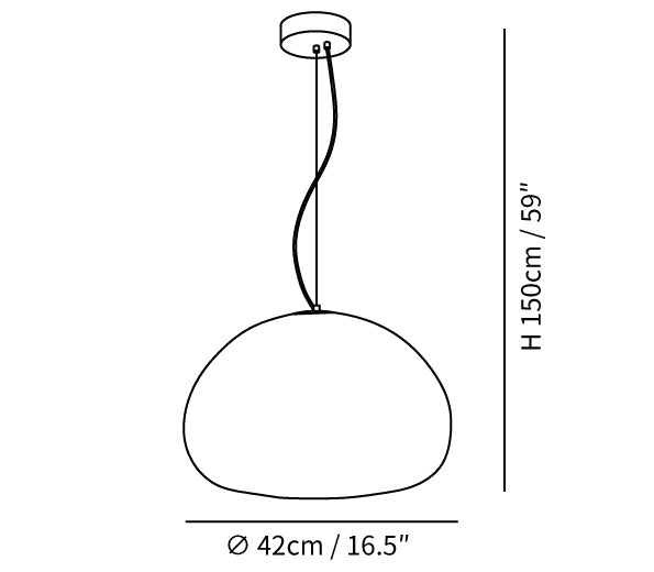 Steamed Bun Pendant Light