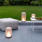 Steel Twilight Lantern Table Light