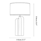 Stele Green Alabaster Table Lamp