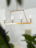 Stellar Frame Linear Chandelier