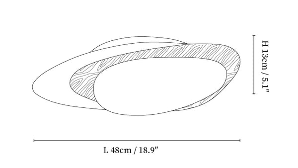 Stellar Orbit Ceiling Light