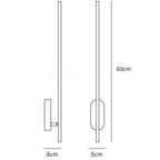 Stick Shaped Metal Sconce