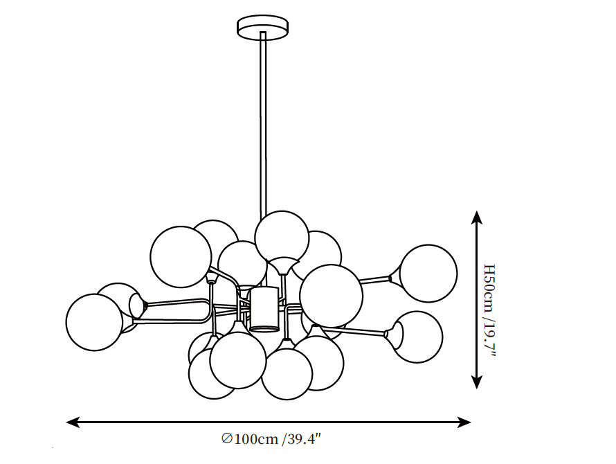 Stilnovo Chandelier